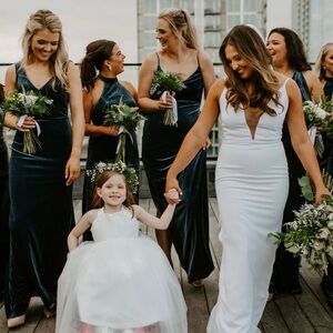 Revelry Dakota Velvet Bridesmaid Dress